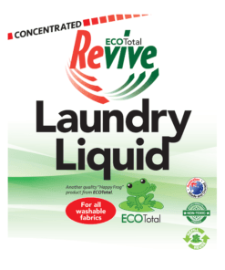ECOTotal Australia safe and biodegradable Revive Laundry Liquid household cleaning product label